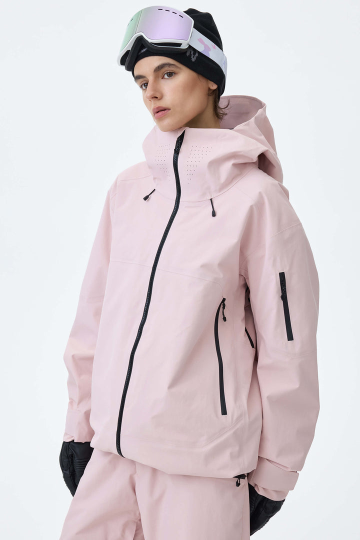 Women's Pink Alpine Shield 3L Essential Insulated Ski Jacket