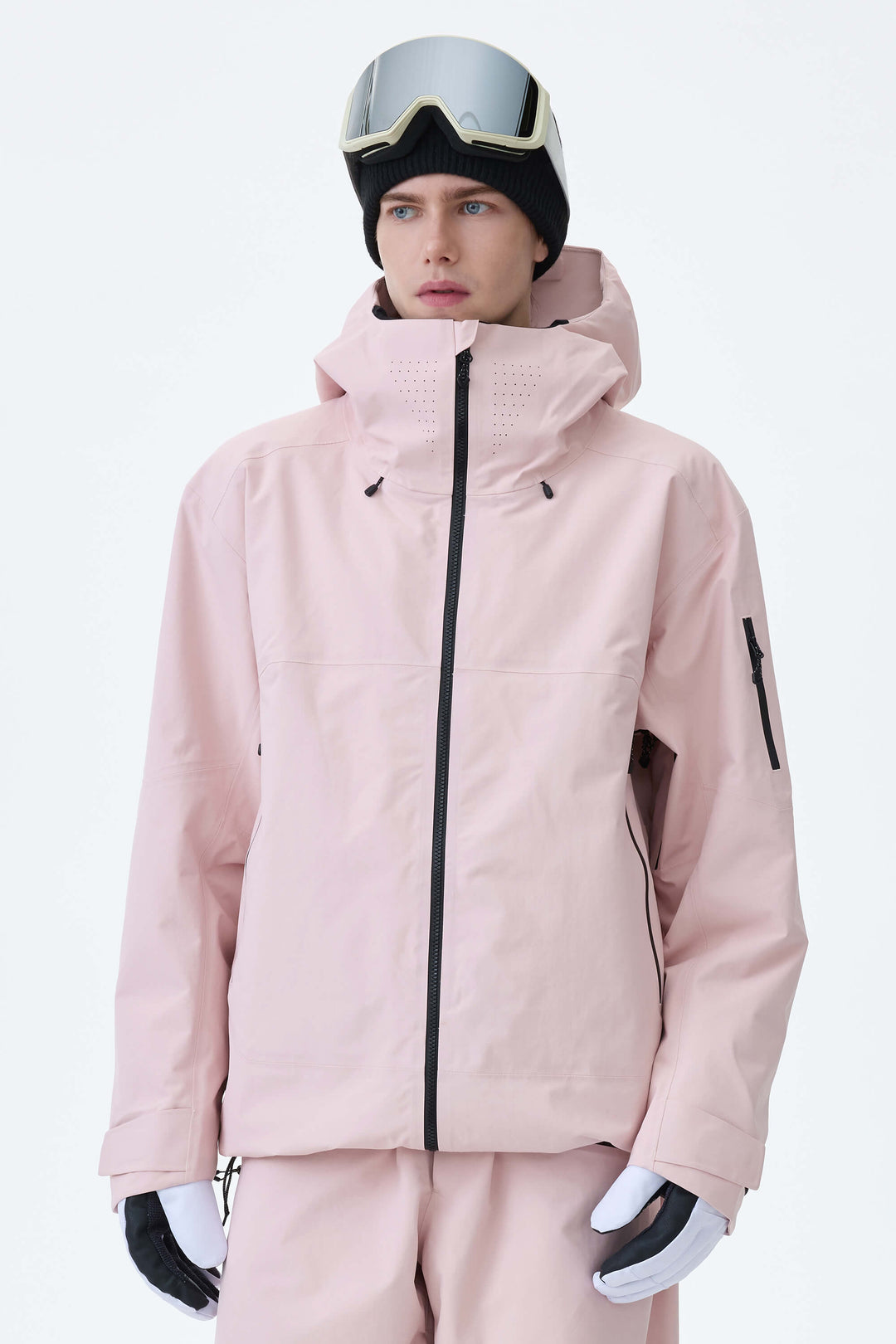 Men's Pink Alpine Shield 3L Essential Insulated Ski Jacket