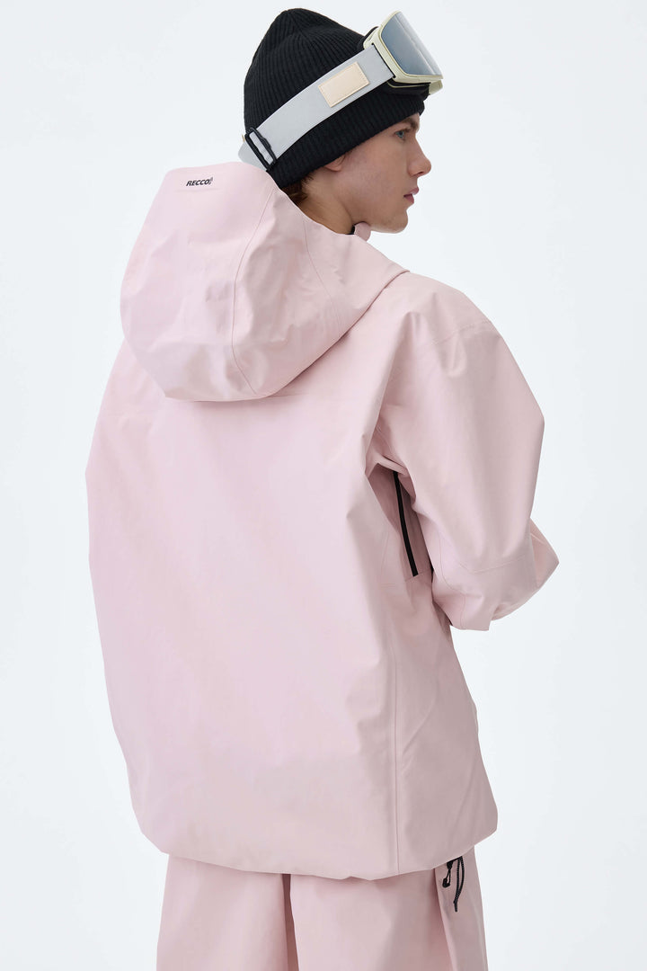 Men's Pink Alpine Shield 3L Essential Insulated Ski Jacket