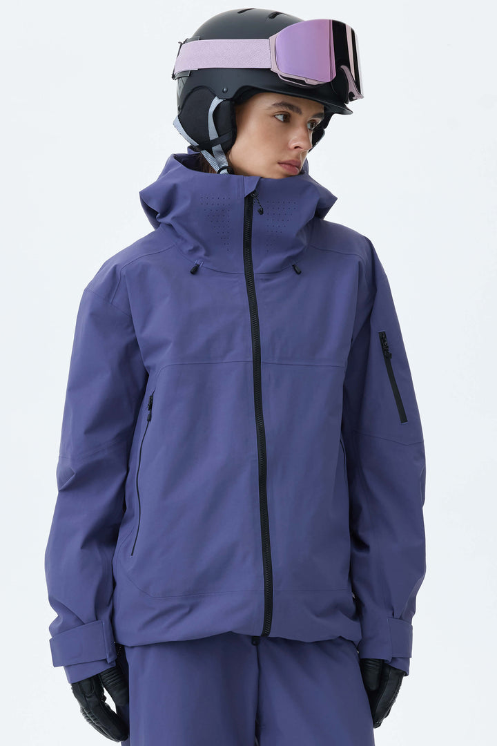 Women's Purple Alpine Shield 3L Essential Insulated Ski Jacket