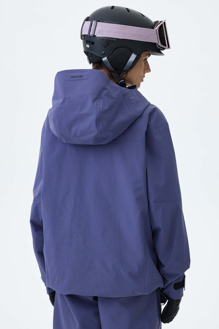 Women's Purple Alpine Shield 3L Essential Insulated Ski Jacket