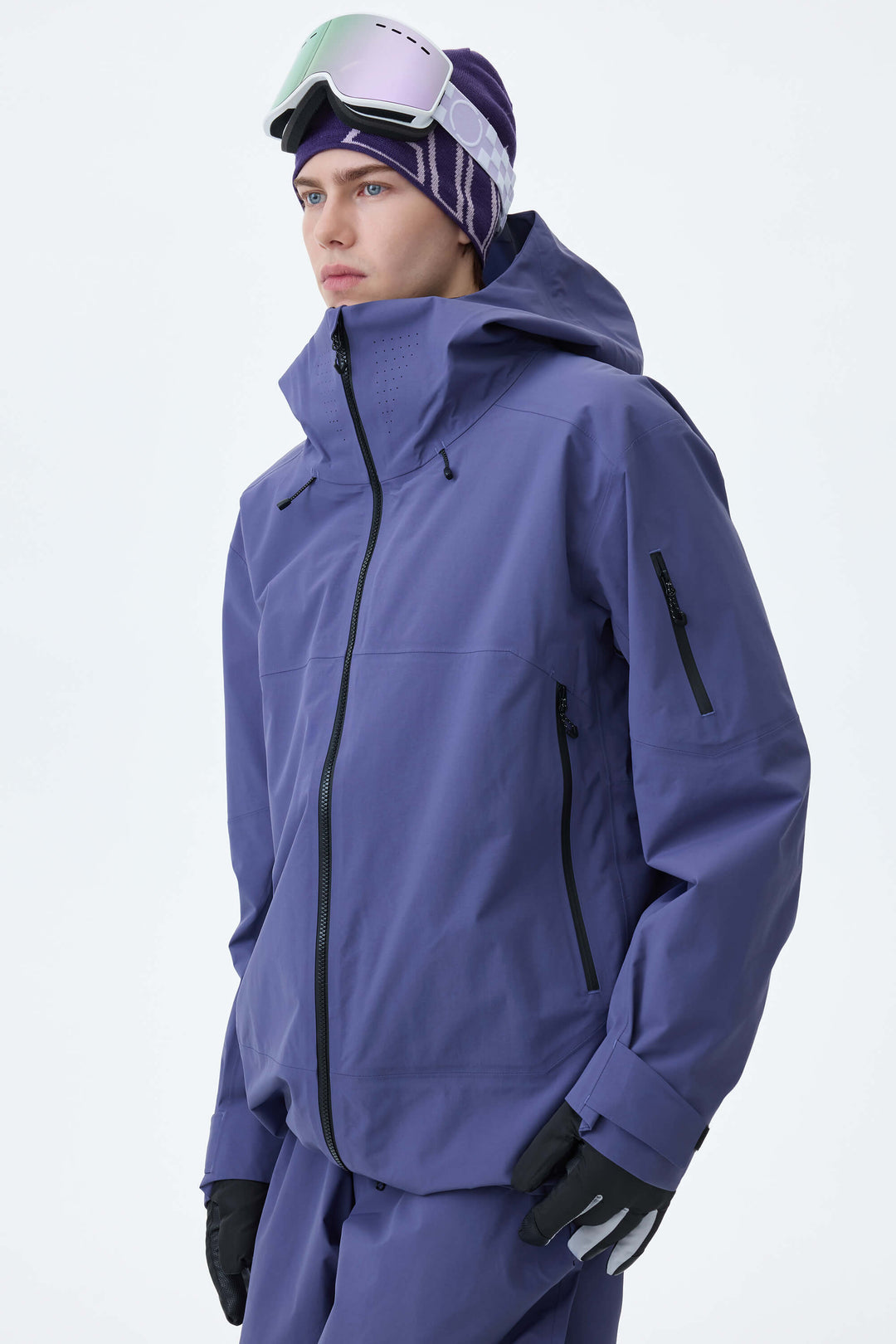 Men's Light Gray Alpine Shield 3L Essential Insulated Ski Jacket