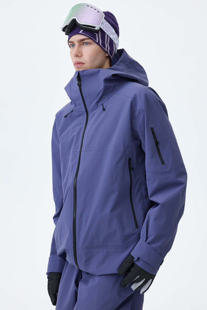 Men's Light Gray Alpine Shield 3L Essential Insulated Ski Jacket
