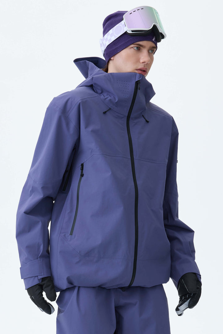 Men's Purple Alpine Shield 3L Essential Insulated Ski Jacket