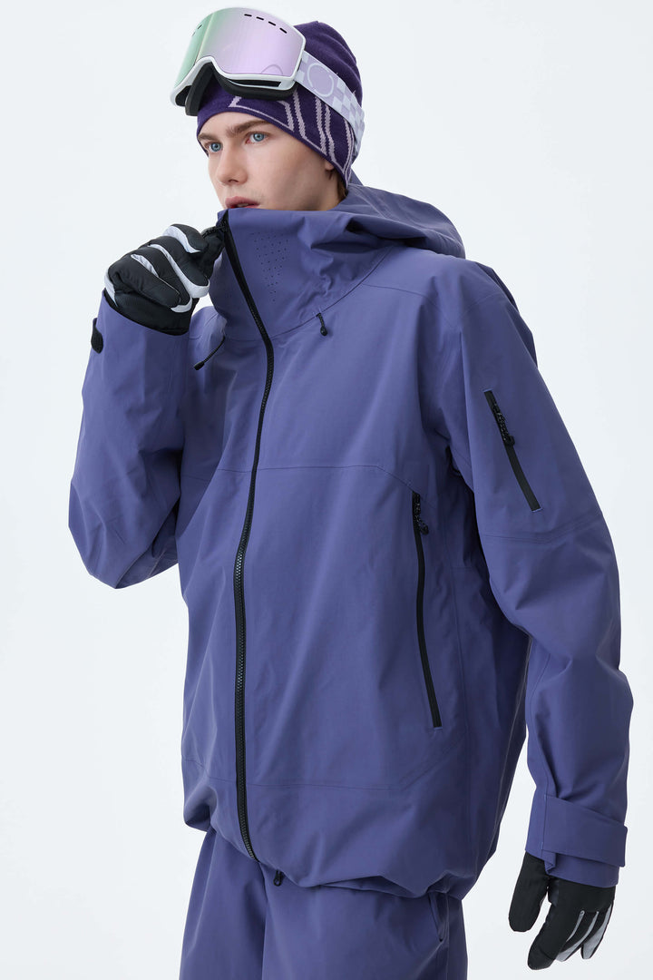 Men's Purple Alpine Shield 3L Essential Insulated Ski Jacket