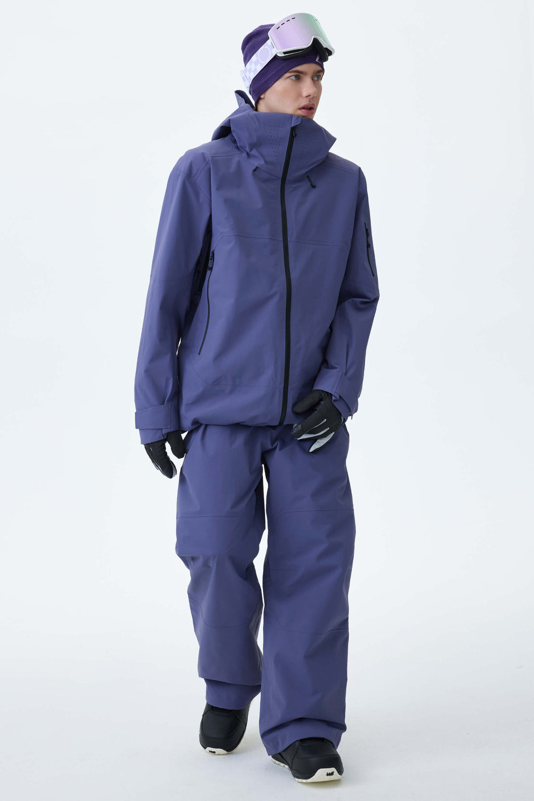 Men's Light Gray Alpine Shield 3L Essential Insulated Ski Jacket