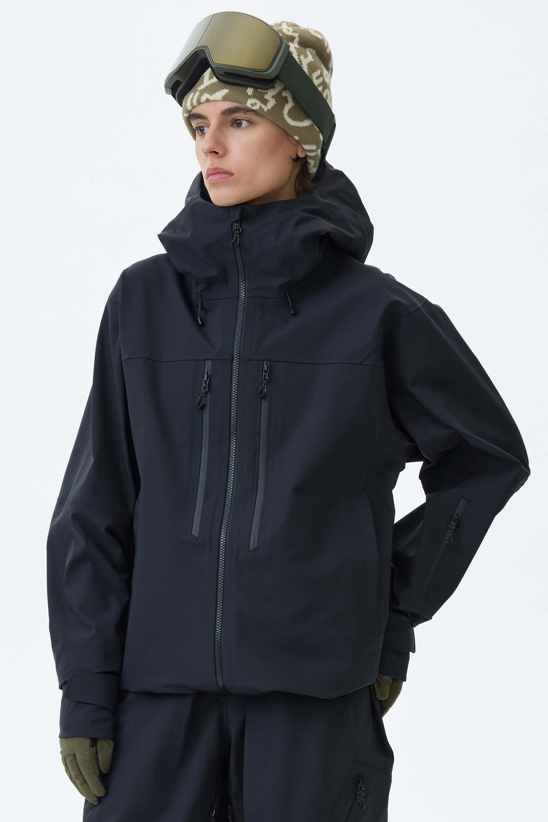 Women's Off White 3L Technical Hardshell Snow Jacket
