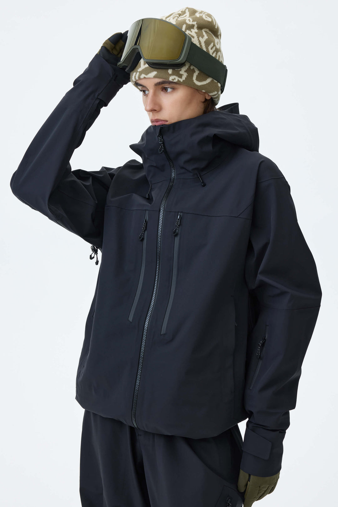 Women's Off White 3L Technical Hardshell Snow Jacket
