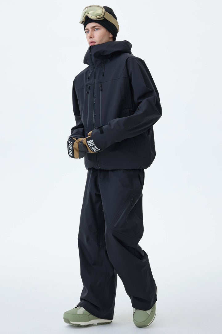Men's Violet 3L Technical Hardshell Snow Jacket