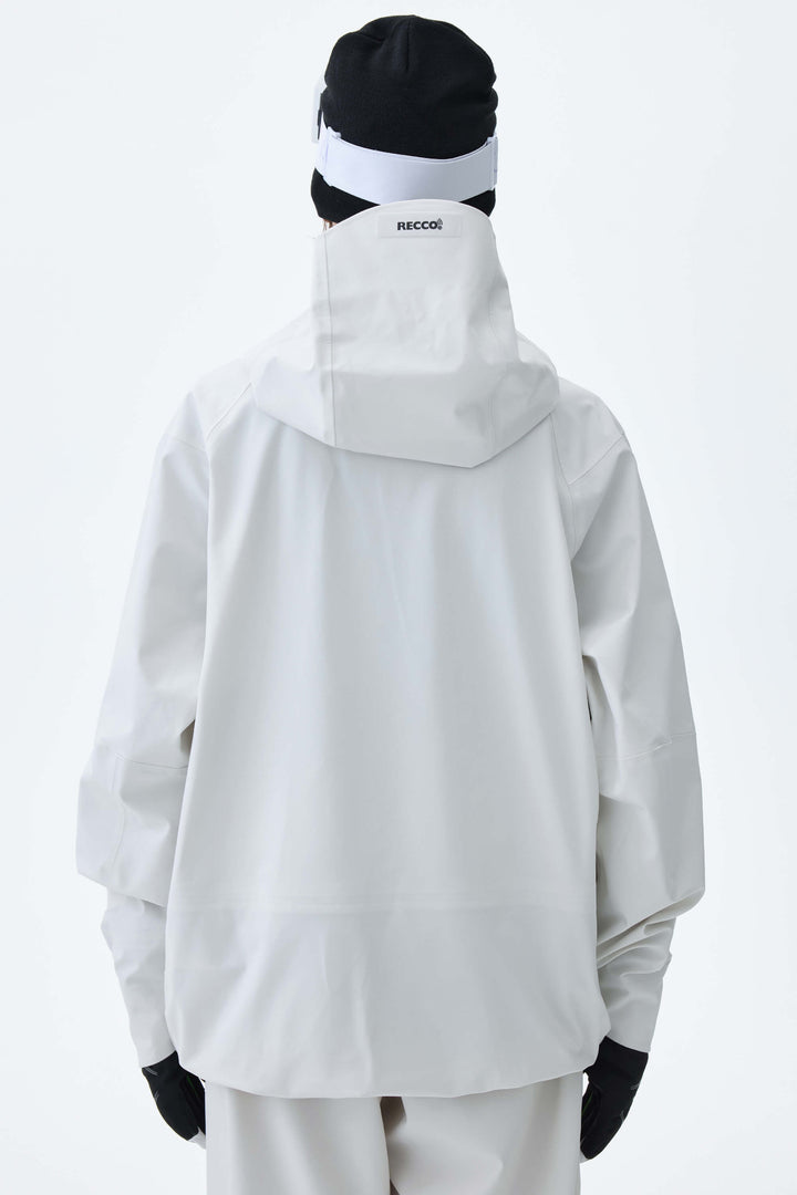 Women's Off White 3L Technical Hardshell Snow Jacket