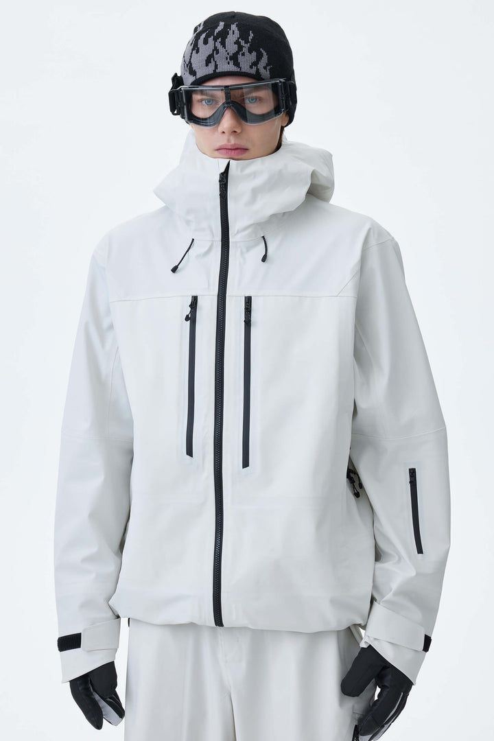 Men's Violet 3L Technical Hardshell Snow Jacket