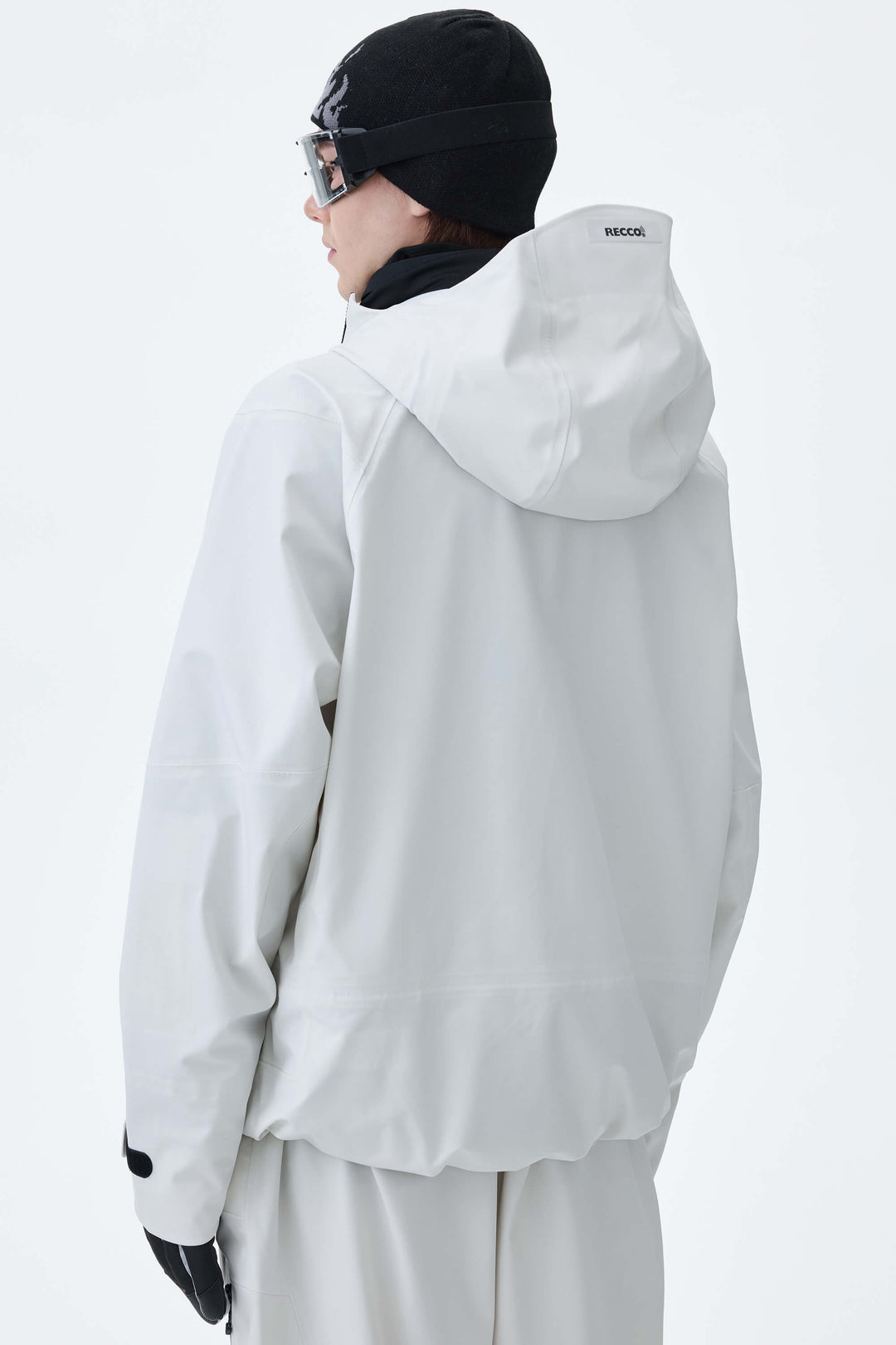 Men's Off White 3L Technical Hardshell Snow Jacket