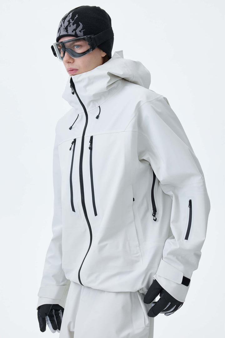 Men's Violet 3L Technical Hardshell Snow Jacket
