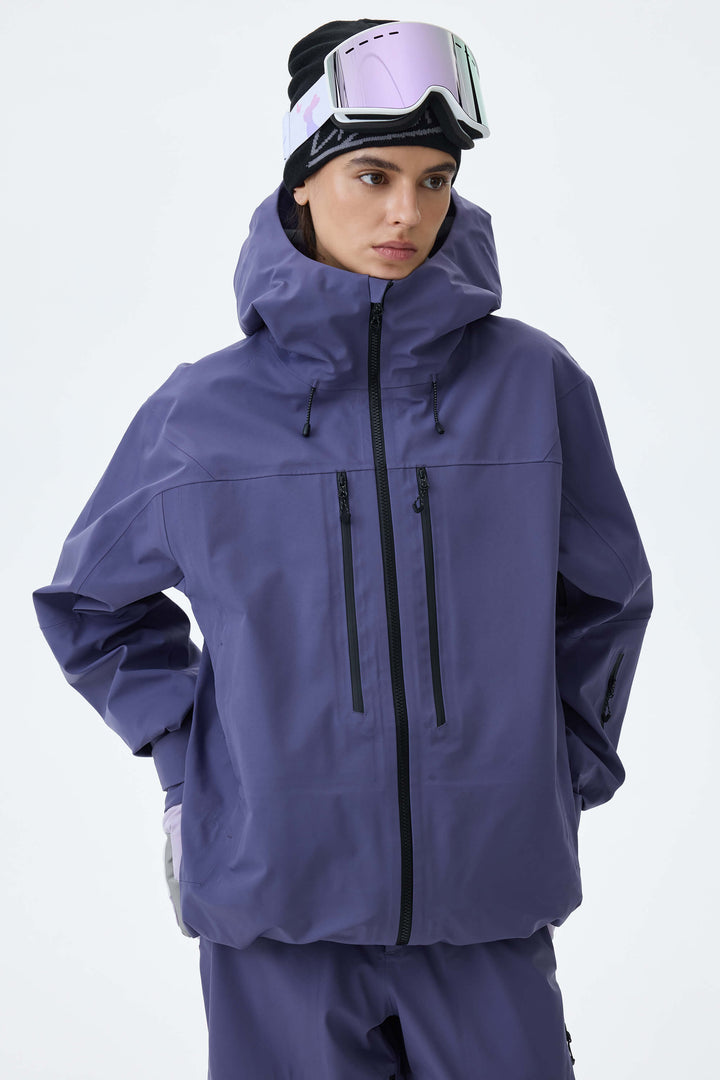 Women's Off White 3L Technical Hardshell Snow Jacket