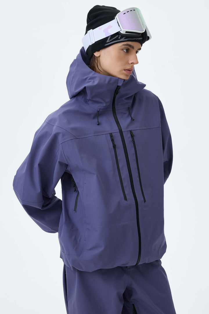 Women's Off White 3L Technical Hardshell Snow Jacket