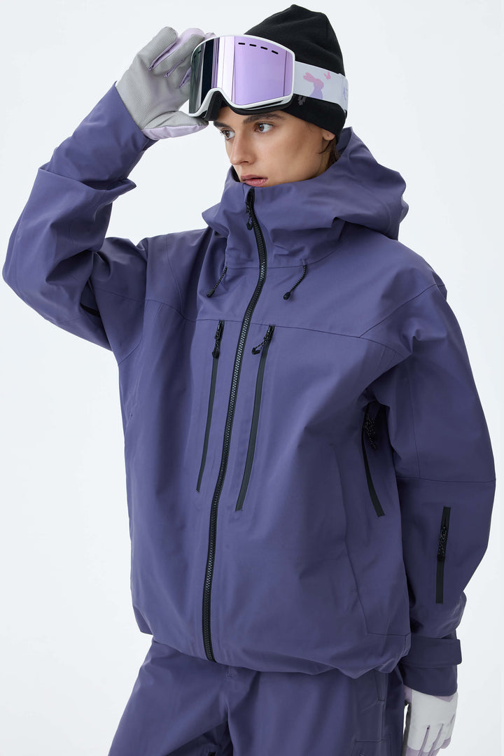 Women's Violet 3L Technical Hardshell Snow Jacket