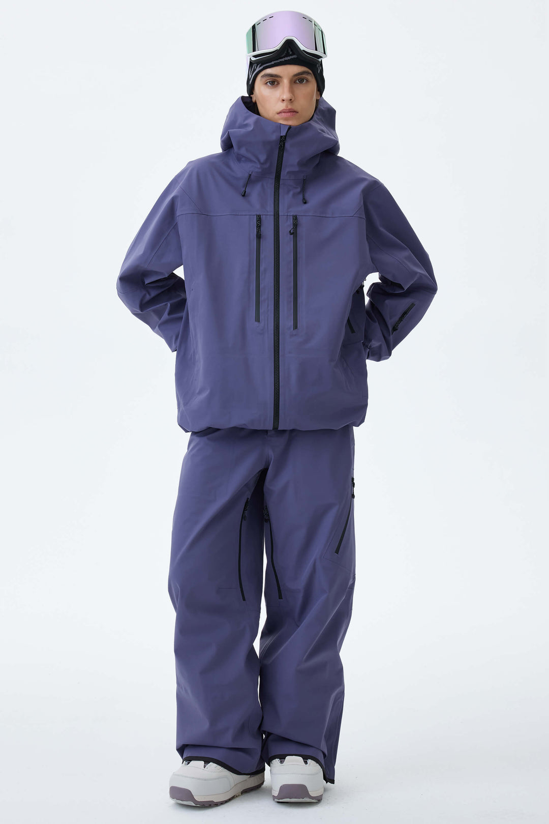 Women's Off White 3L Technical Hardshell Snow Jacket