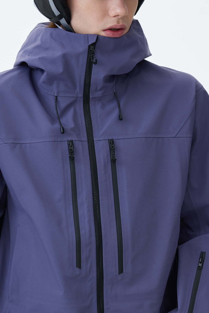 Men's Violet 3L Technical Hardshell Snow Jacket