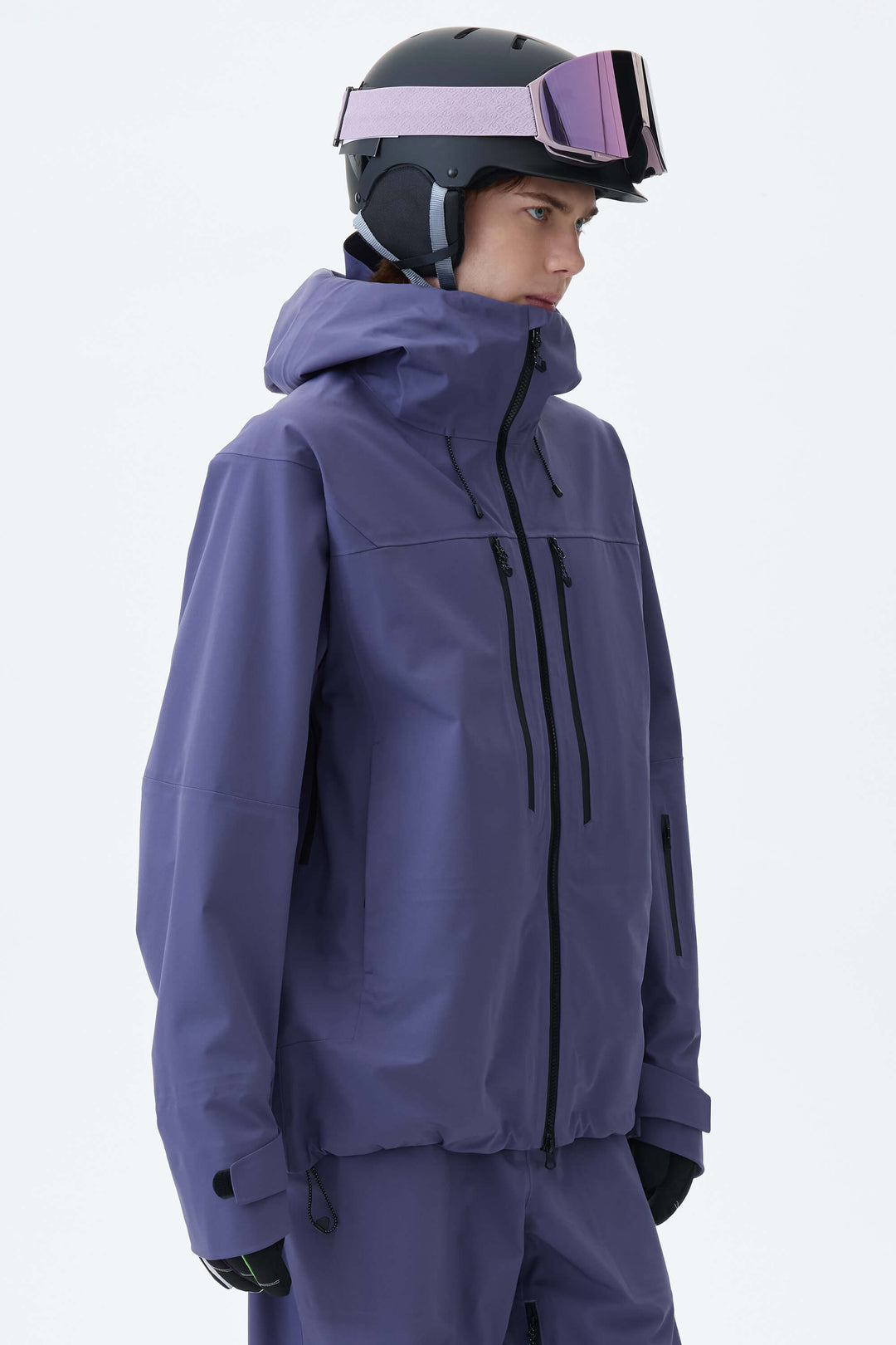 Men's Violet 3L Technical Hardshell Snow Jacket