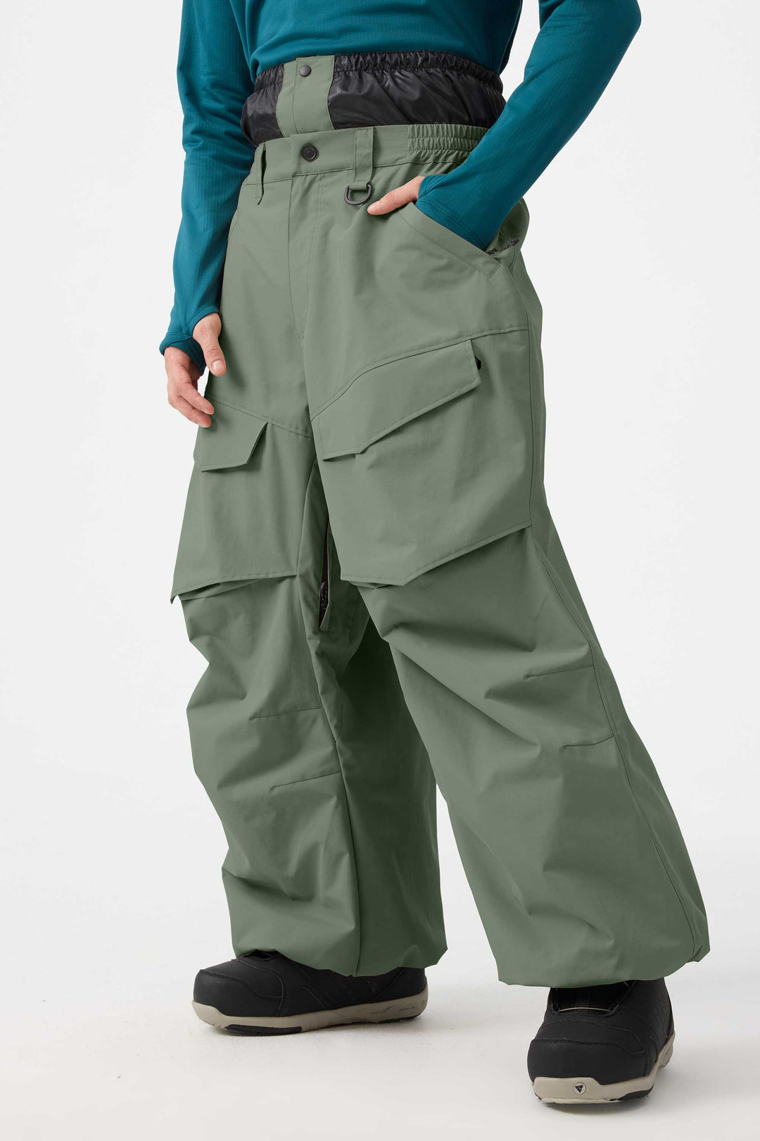 Beige baggy sneeuwbroek voor dames, slijtvast en geschikt voor alle we – GSou Snow Beige baggy sneeuwbroek voor dames, slijtvast en geschikt voor alle we – GSou Snow