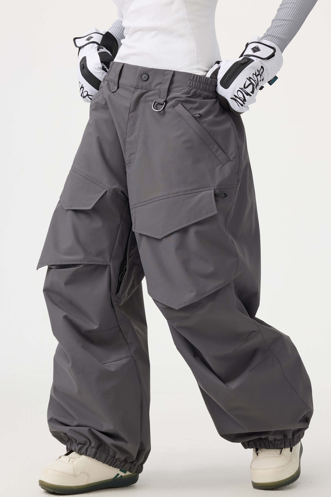 Ski- en snowboardbroek 500 heren blauw Ski- en snowboardbroek 500 heren blauw