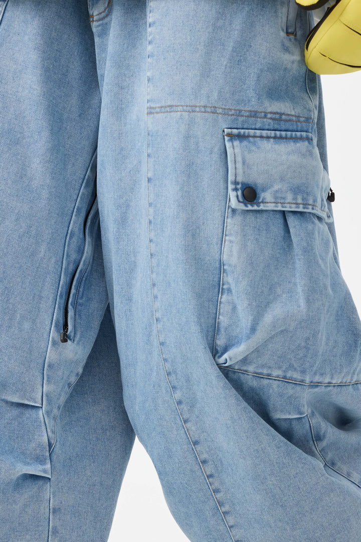 Caramel Baggy Oxford Verschleißfeste Schneehose für Damen 