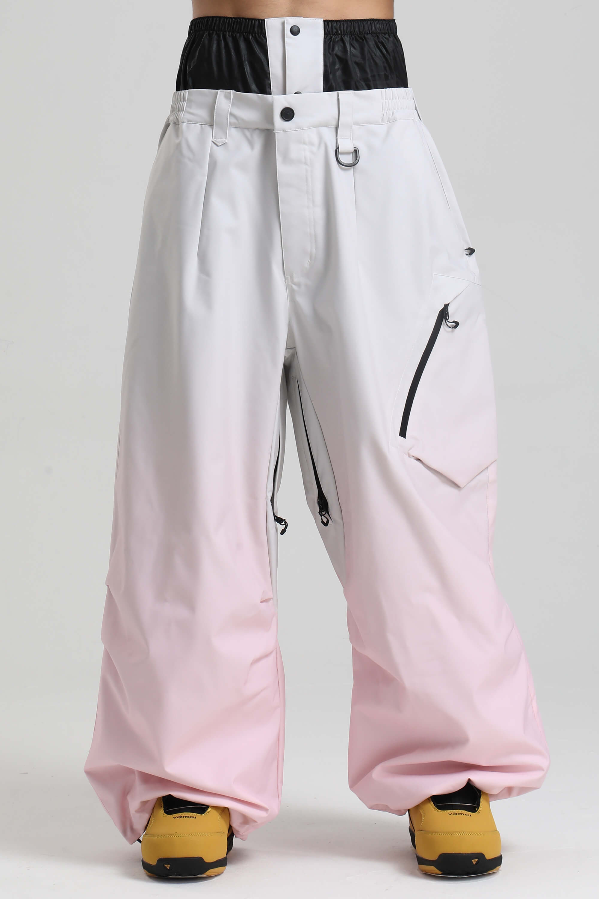 Men's Pink Lightweight Breathable Baggy Snow Pants – GSou Snow