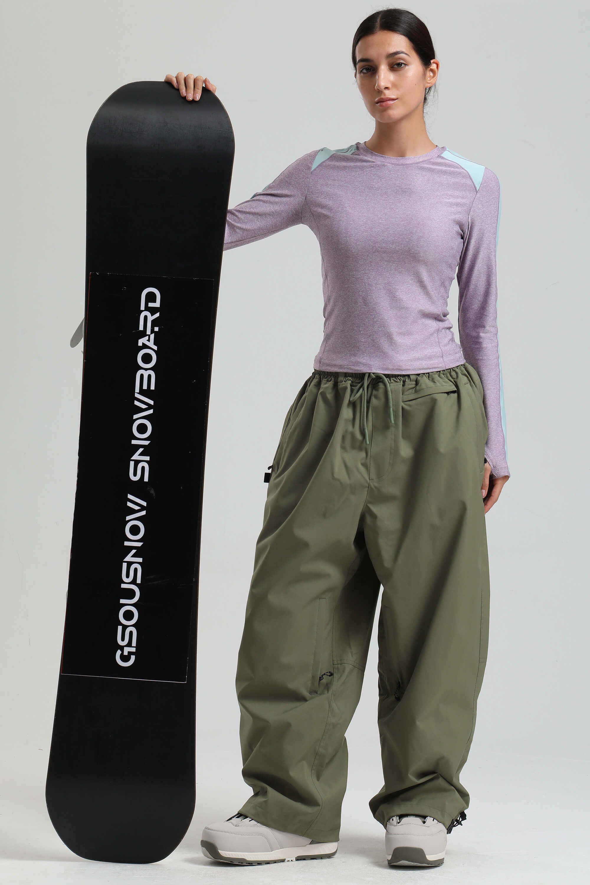 レディース 牛柄 バギー 紐付き 耐久性 スノーパンツ – GSou Snow