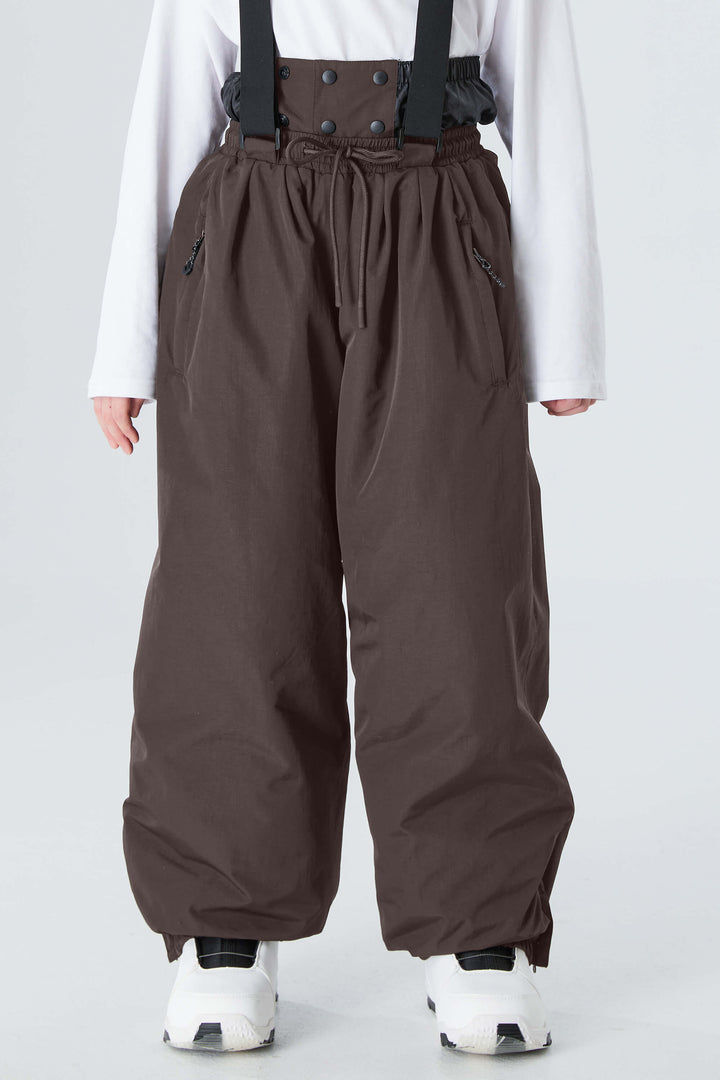 Boys' Off White Waterproof Balloon Snow Pants