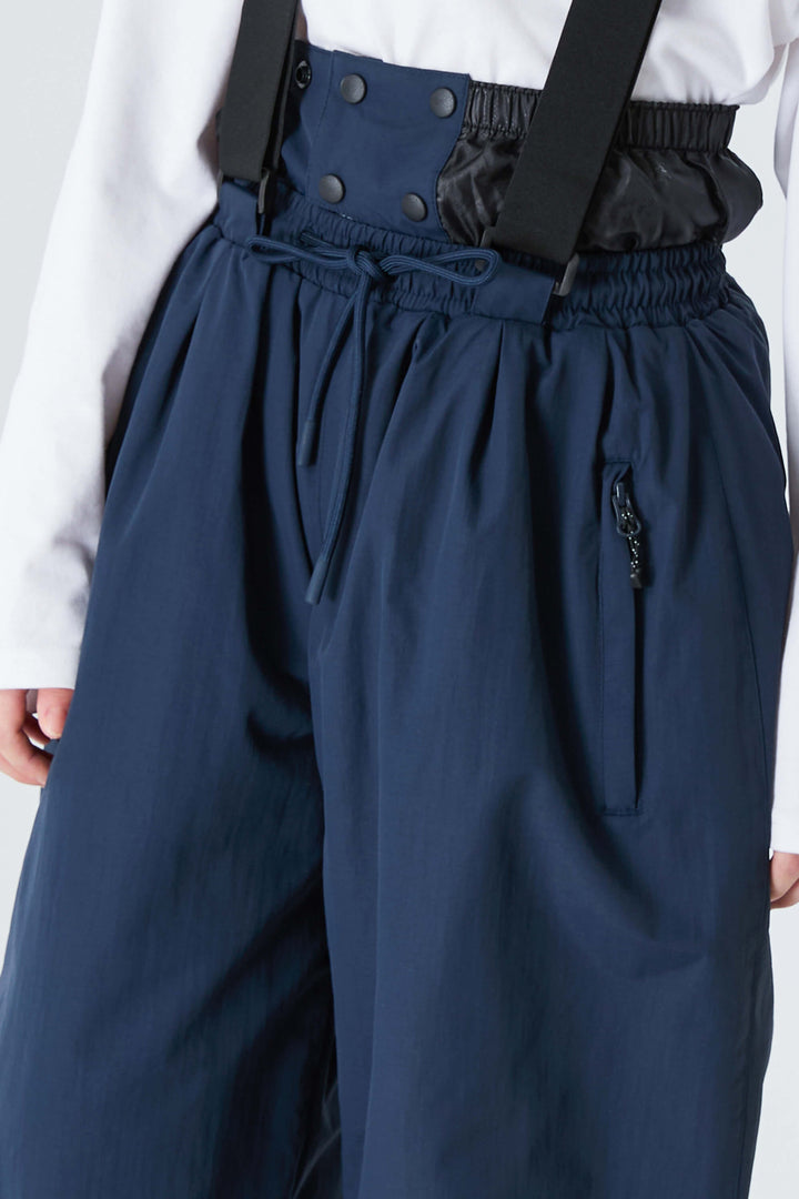Boys' Navy Blue Waterproof Balloon Snow Pants