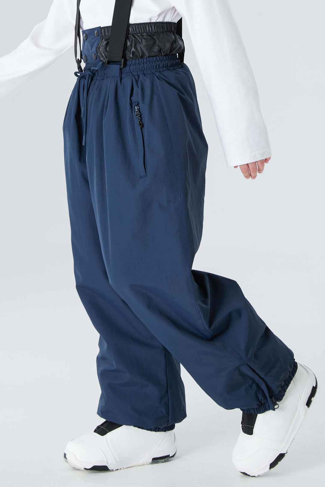 Boys' Off White Waterproof Balloon Snow Pants
