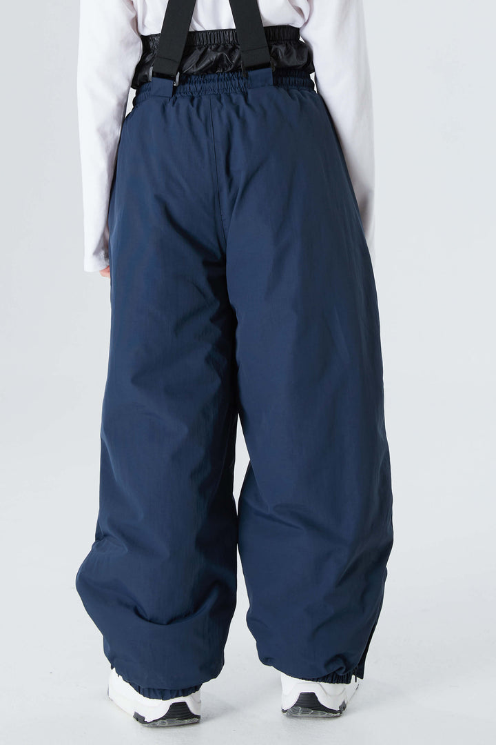 Boys' Navy Blue Waterproof Balloon Snow Pants