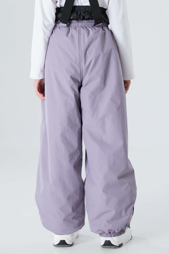 Girls' Lavender Waterproof Balloon Snow Pants