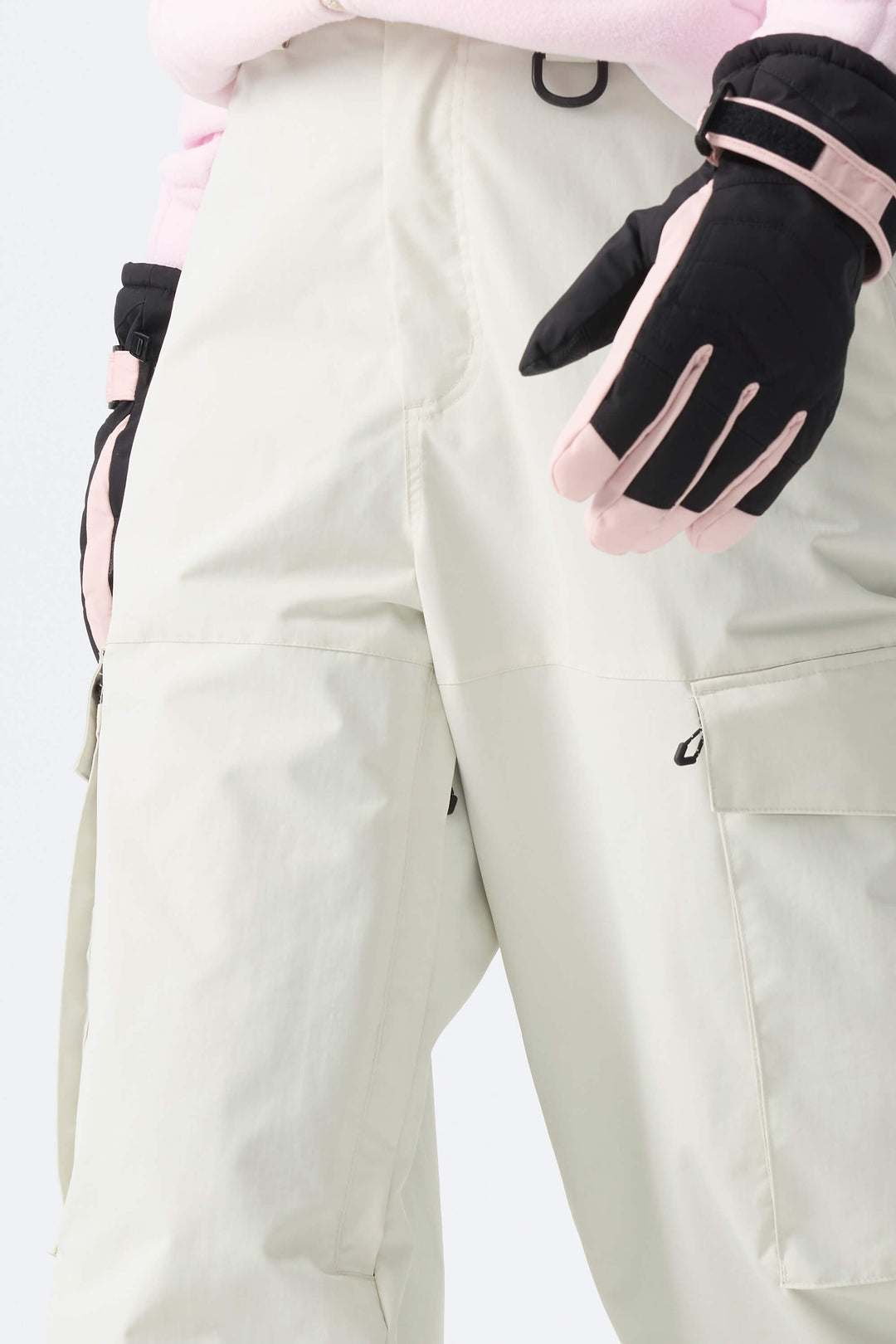 Calça de neve feminina Off White All-Mountain Performance Baggy