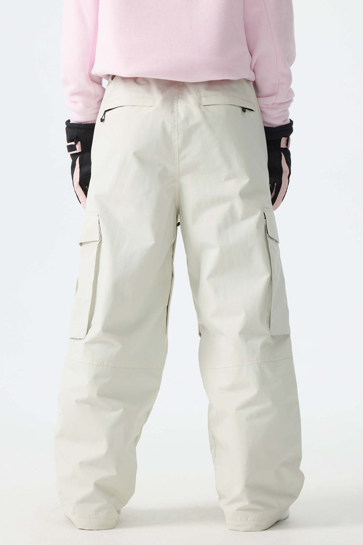 Calça de neve feminina Off White All-Mountain Performance Baggy