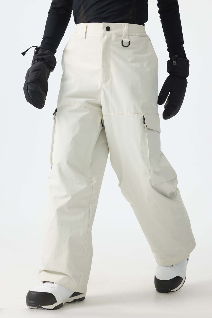 Men's Brown All-Mountain Performance Baggy Snow Pants