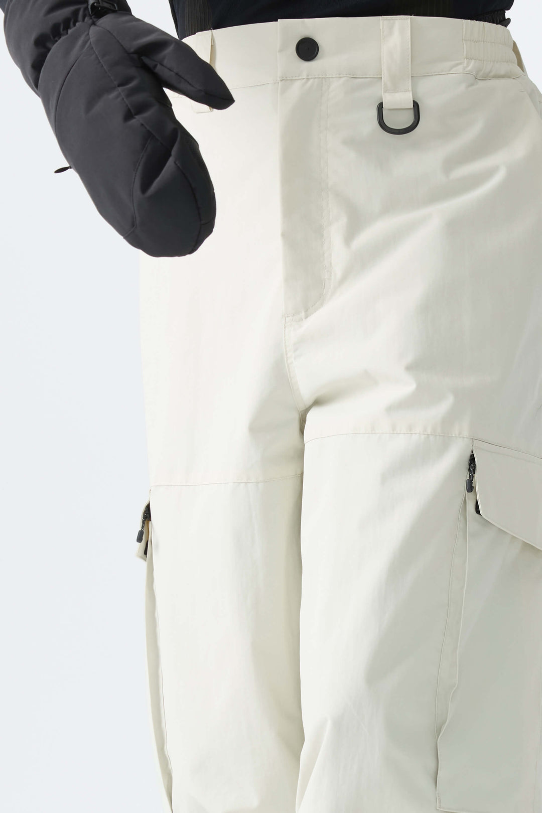 Men's Off White All-Mountain Performance Baggy Snow Pants