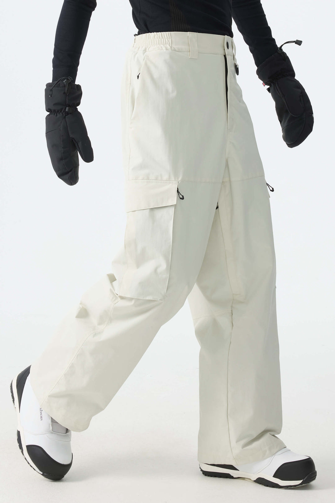Men's Brown All-Mountain Performance Baggy Snow Pants