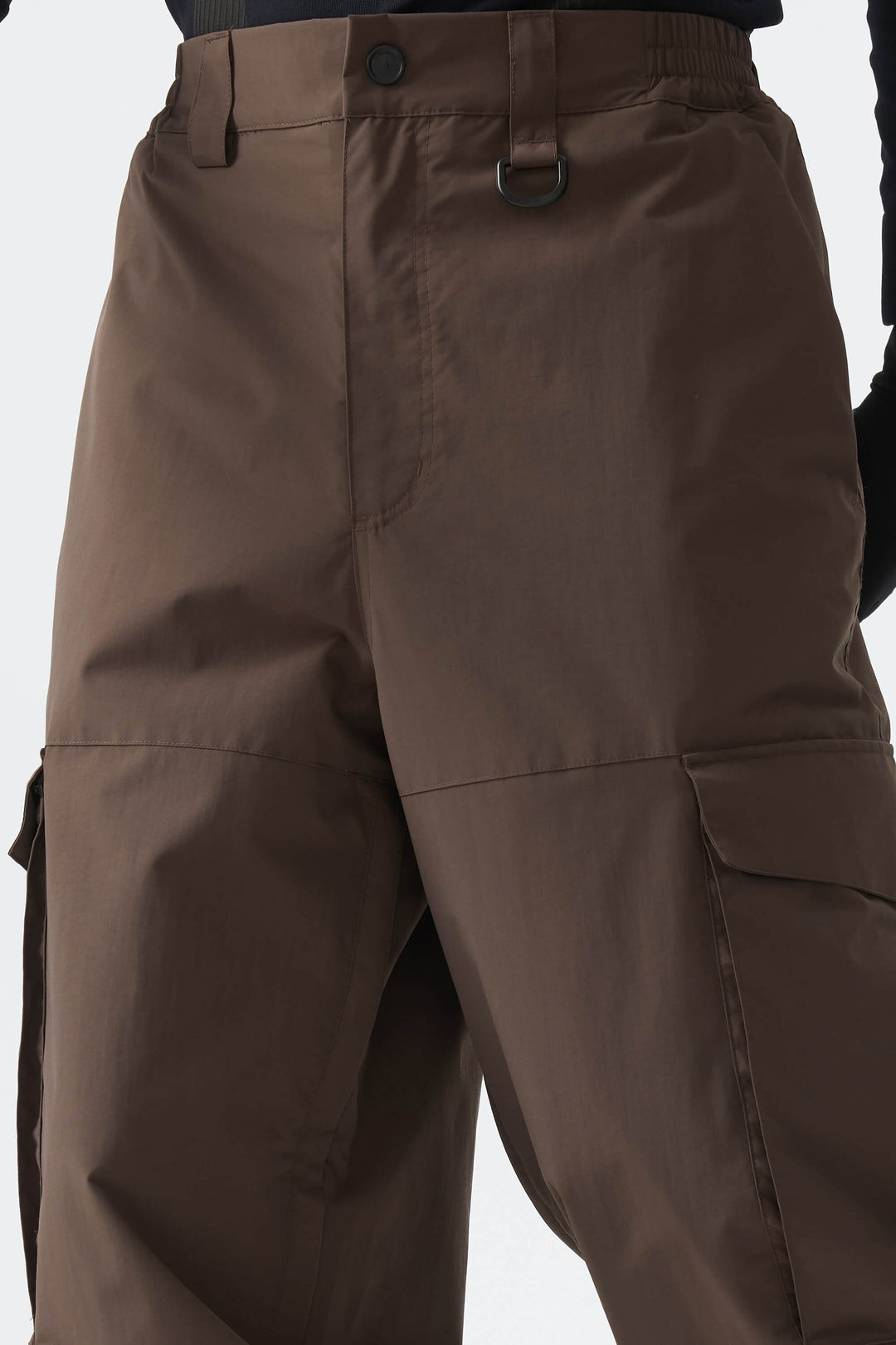 Men's Brown All-Mountain Performance Baggy Snow Pants