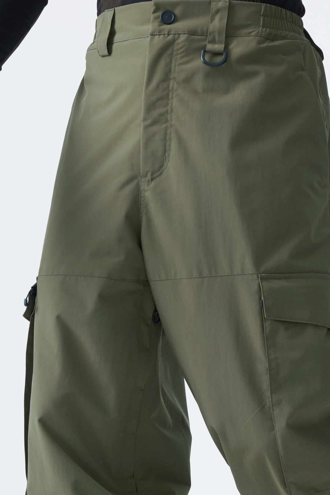 Men's Army Green All-Mountain Performance Baggy Snow Pants