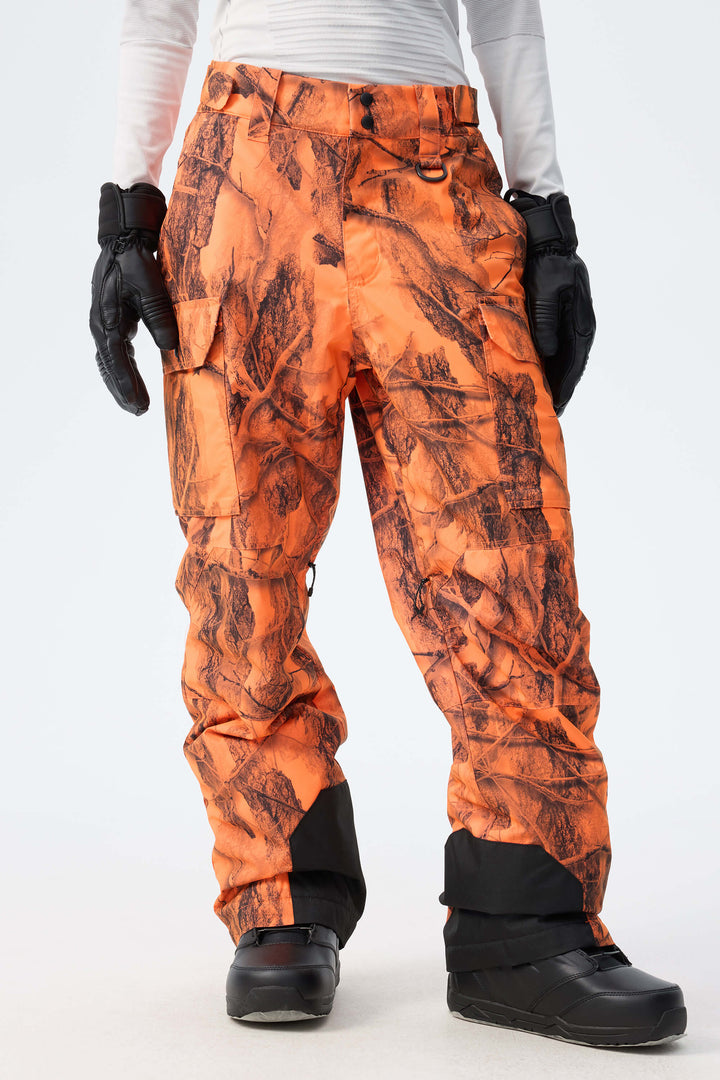 Women’s Bark Woodland Camo High-Back Cargo Snow Pants