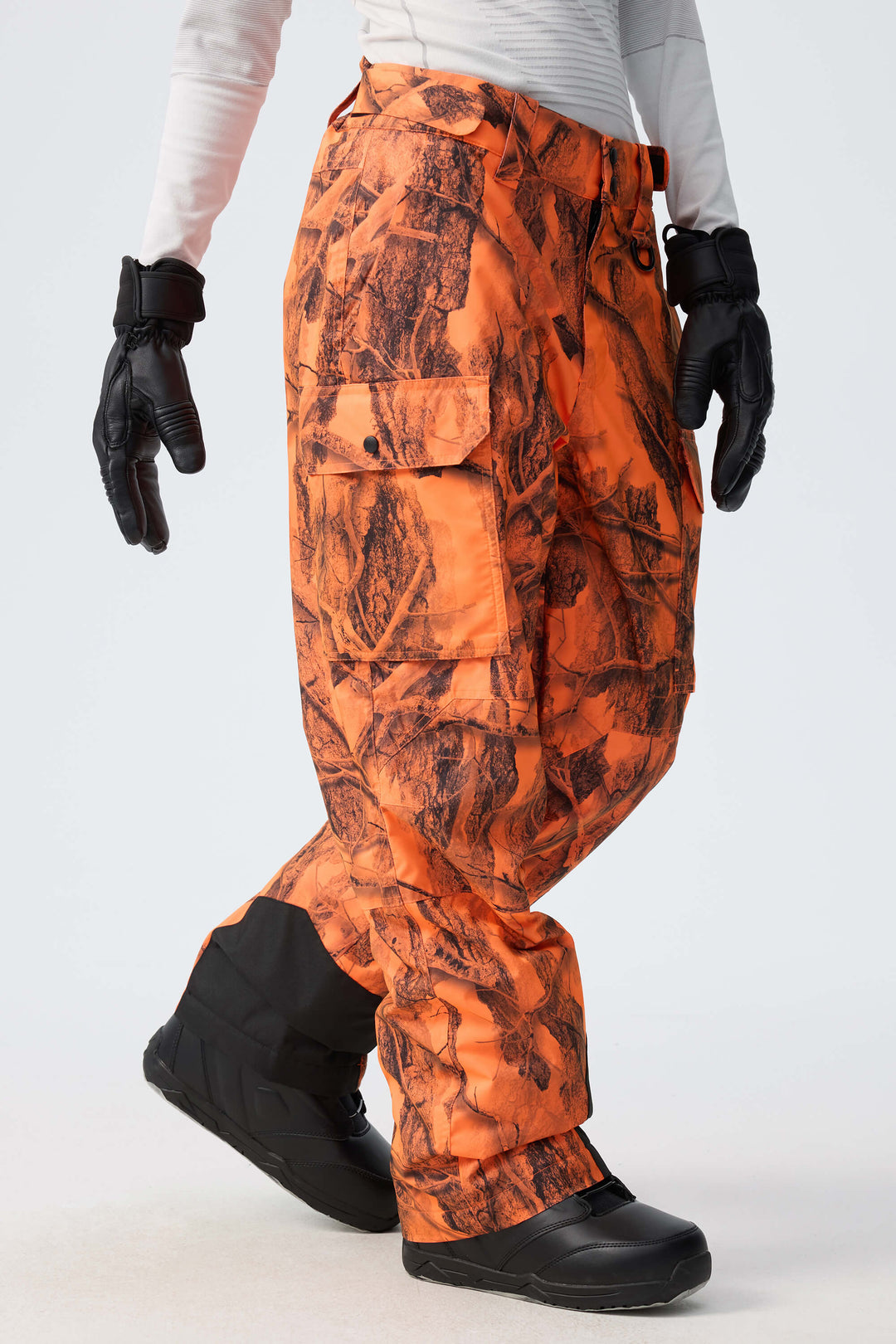 Women’s Bark Woodland Camo High-Back Cargo Snow Pants