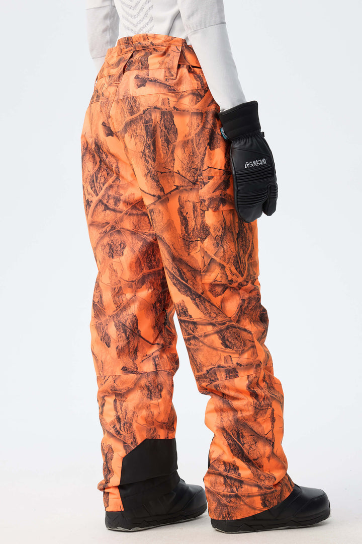 Women’s Blaze Woodland Camo High-Back Cargo Snow Pants