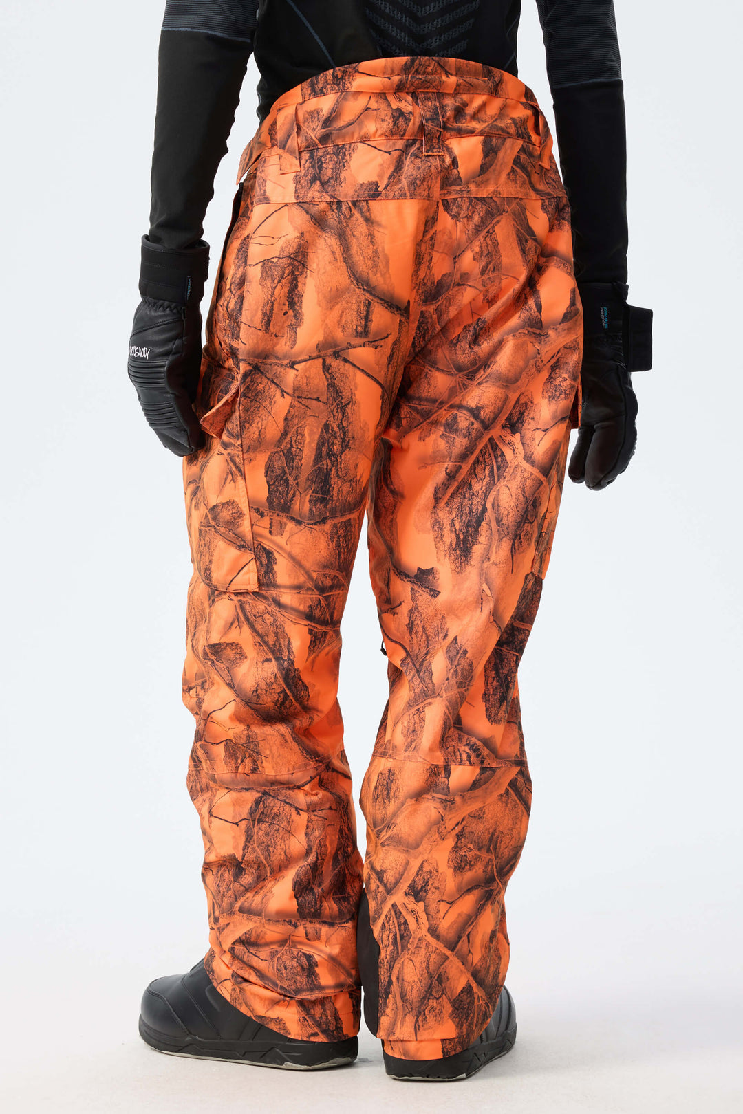 Men’s Blaze Woodland Camo High-Back Cargo Snow Pants