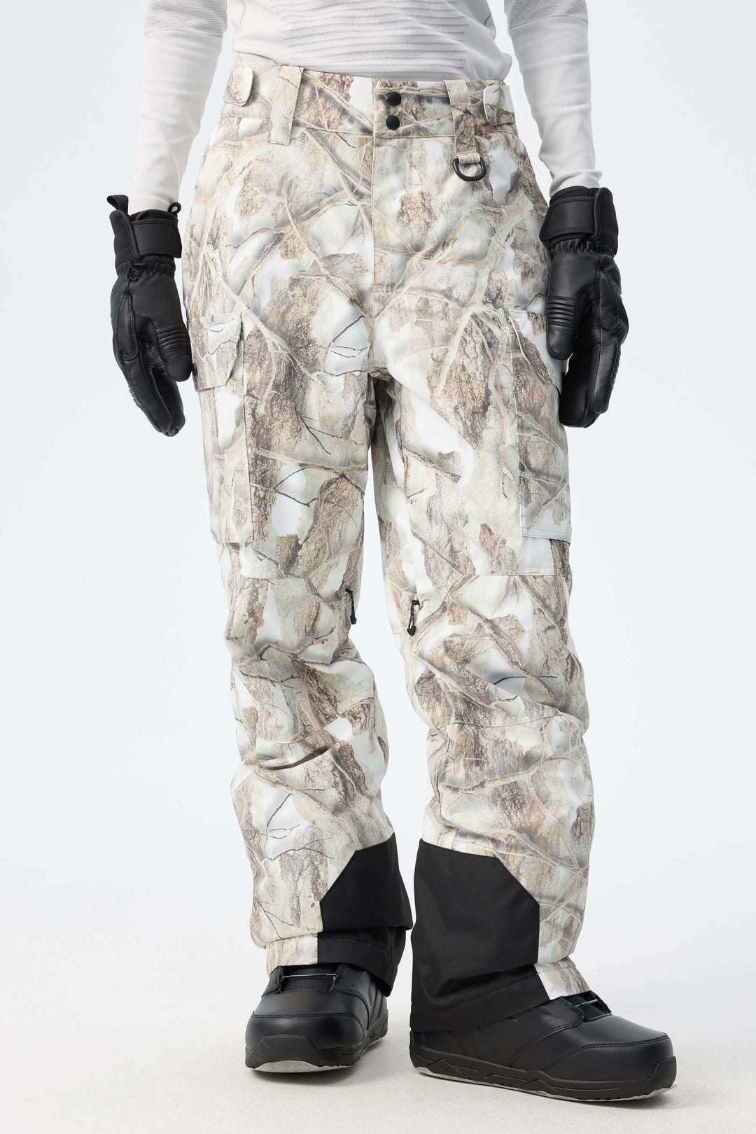 Women’s Bark Woodland Camo High-Back Cargo Snow Pants
