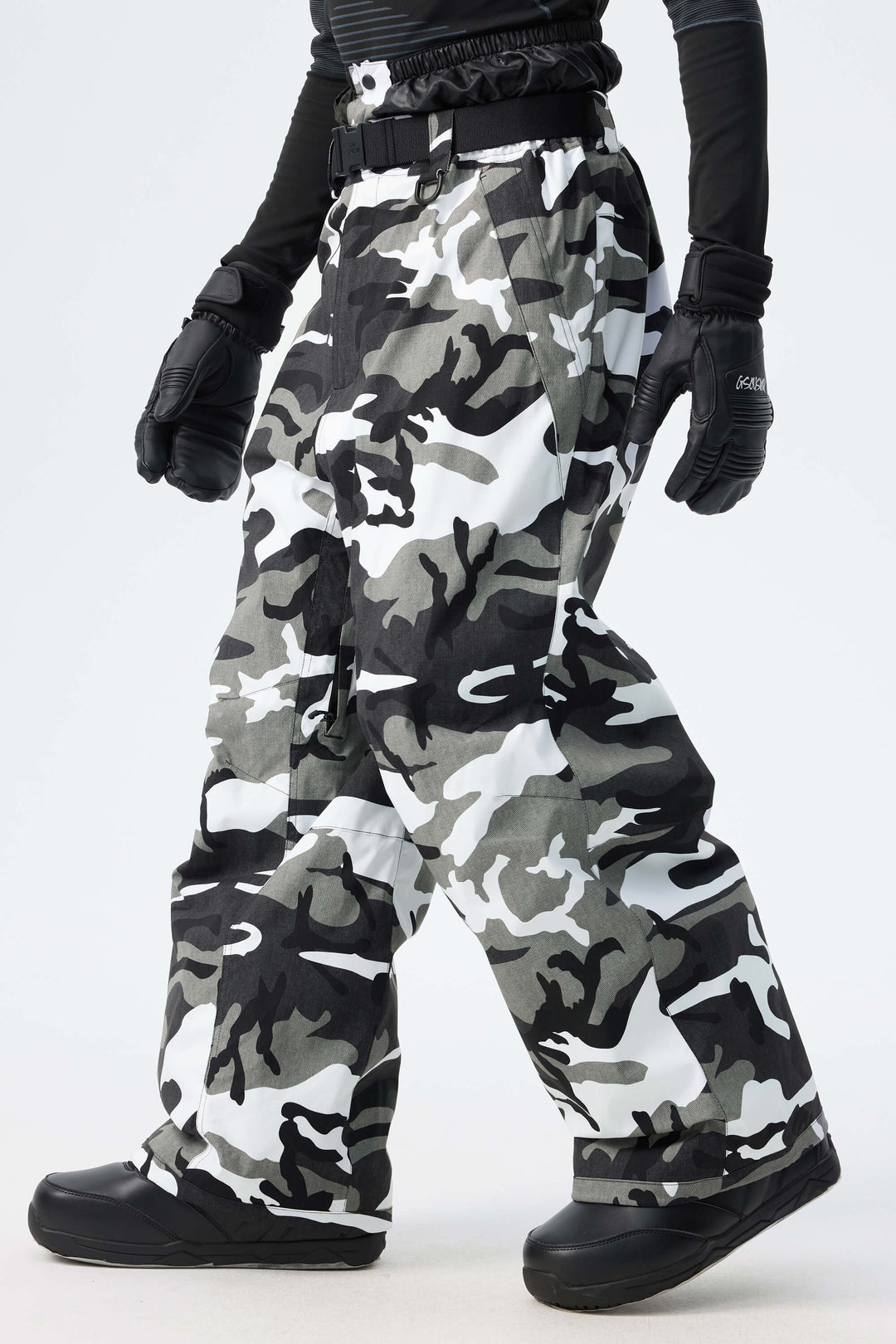 Men's Brown Recycled Minimalist Insulated Snow Pants
