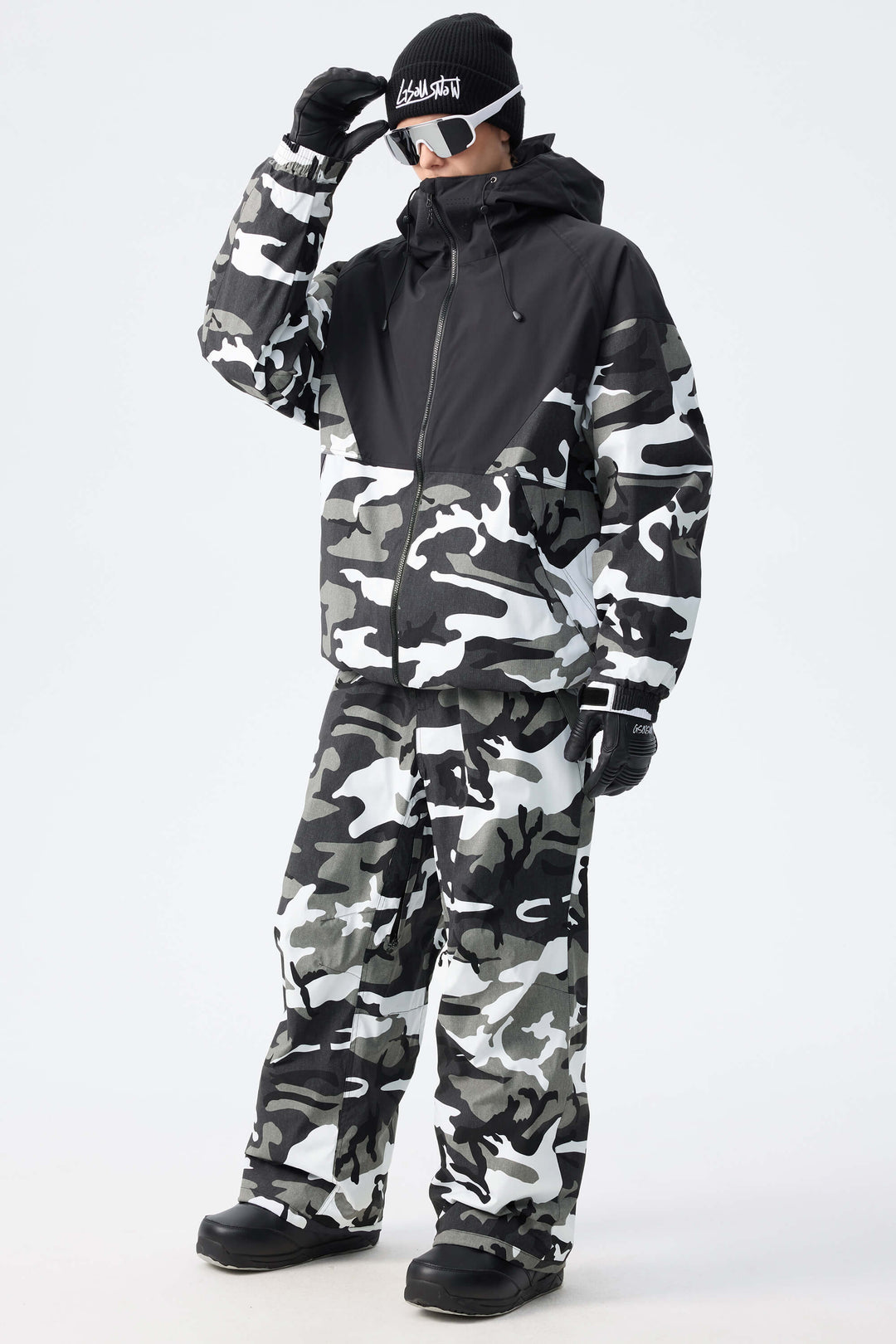 Men's Brown Recycled Minimalist Insulated Snow Pants