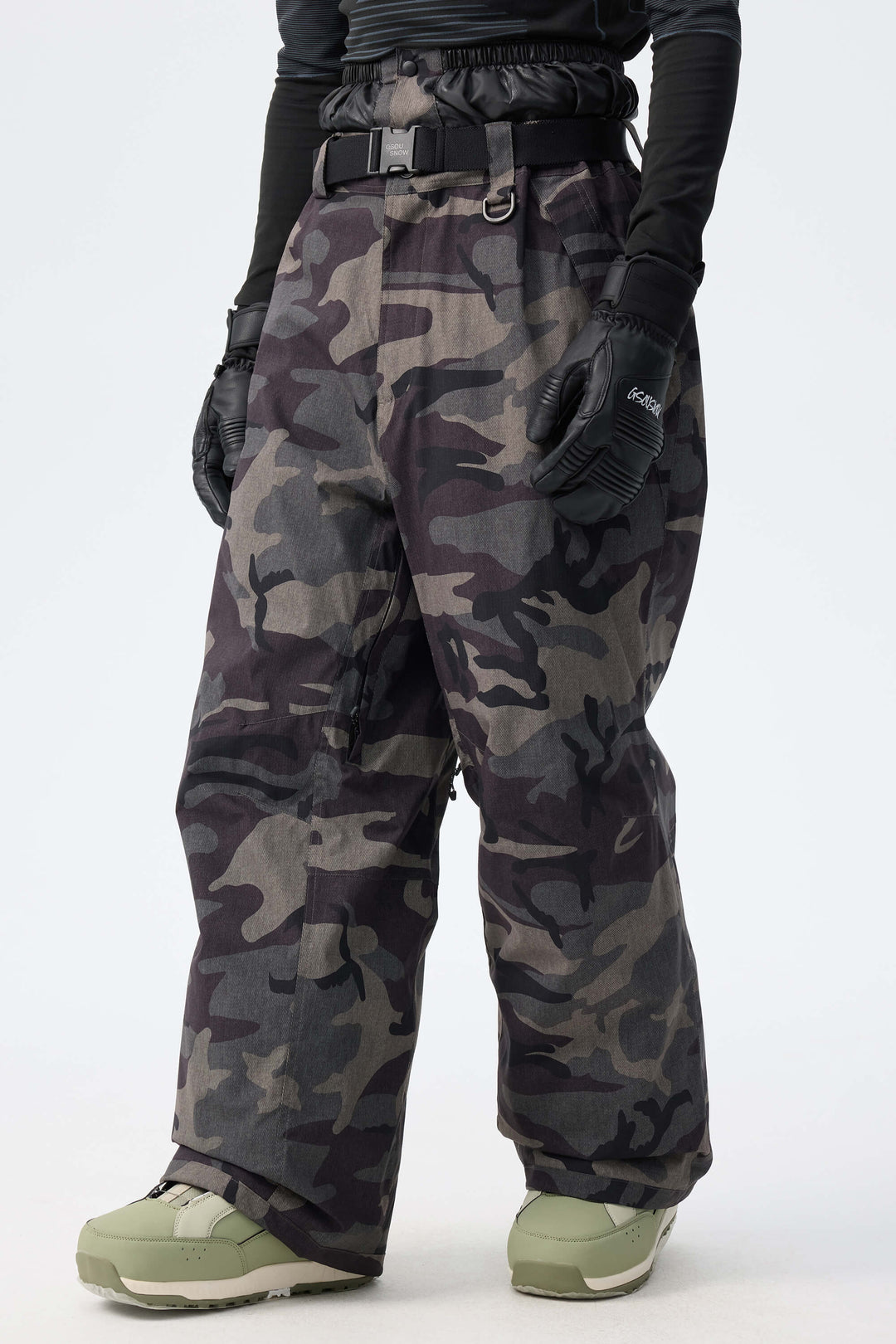 Men's Shadow Camo Recycled Minimalist Insulated Snow Pants