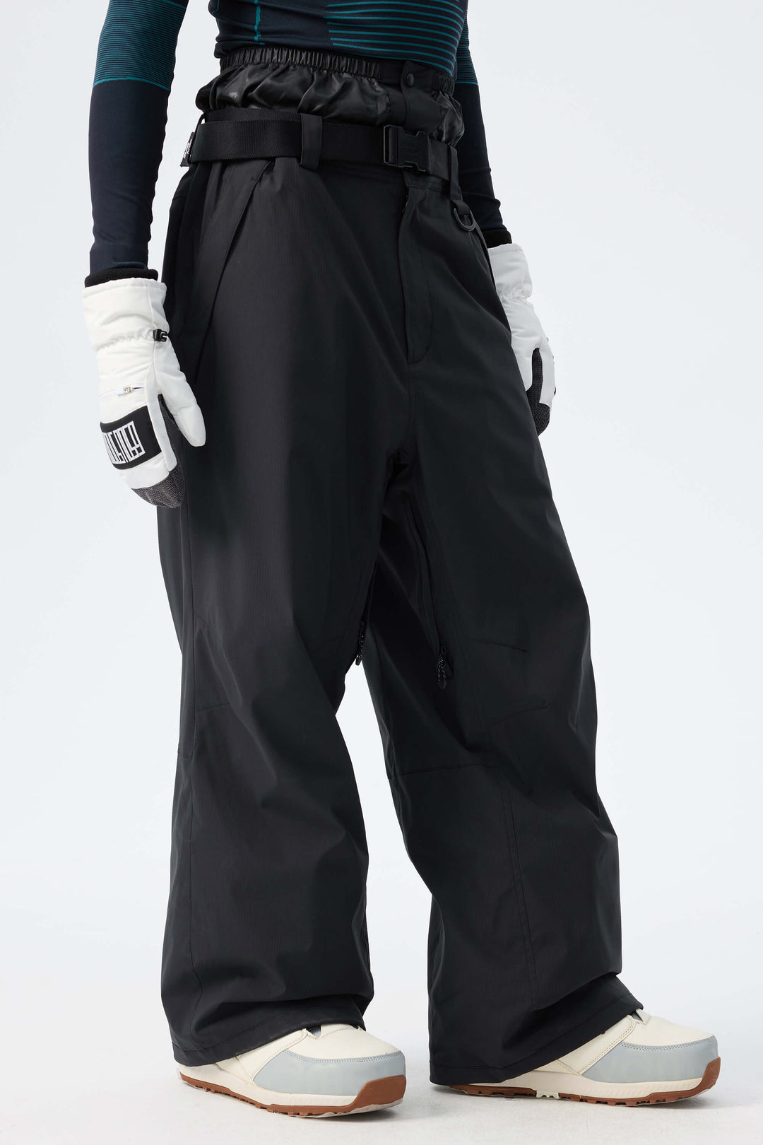 Men's Brown Recycled Minimalist Insulated Snow Pants