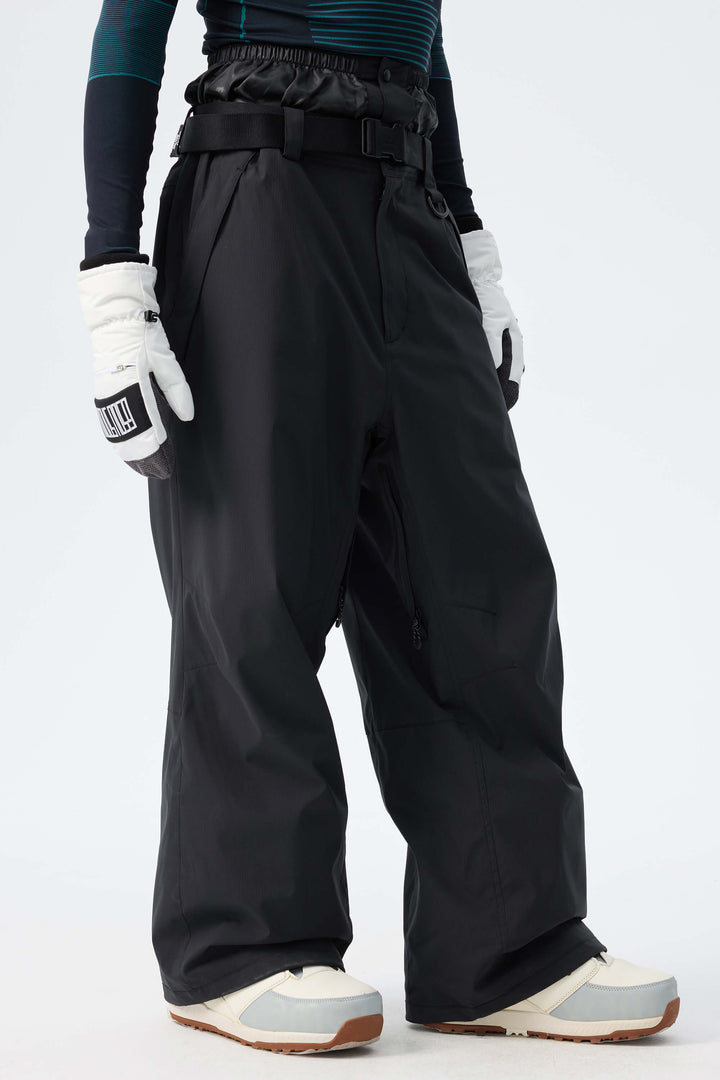 Men's Brown Recycled Minimalist Insulated Snow Pants